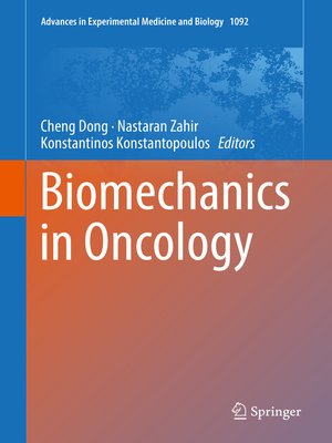 cover image of Biomechanics in Oncology